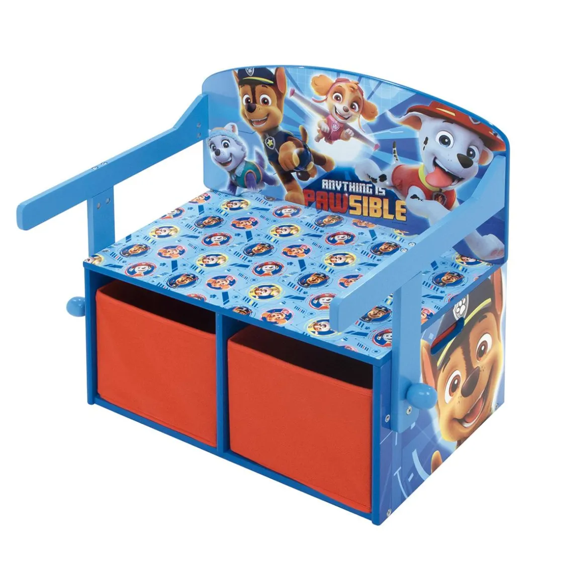 ARDITEX Patrulla Canina - Banco 3 en 1