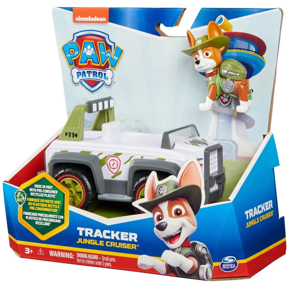 SPIN MASTER Patrulla Canina - Coche de juguete ecológico Tracker