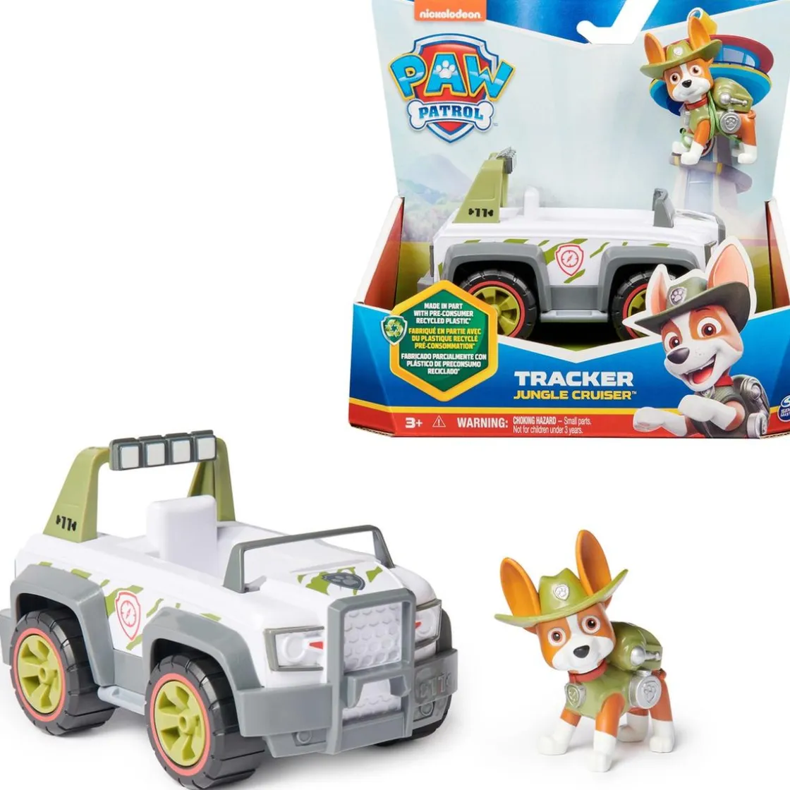 SPIN MASTER Patrulla Canina - Coche de juguete ecológico Tracker