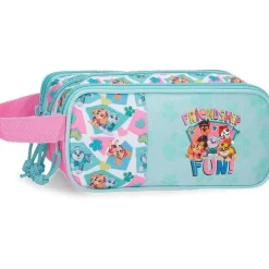 JOUMMA BAGS,S.L Patrulla Canina - Estuche triple Patrulla Canina Friendship Fun 22x10x9 cm poliéster