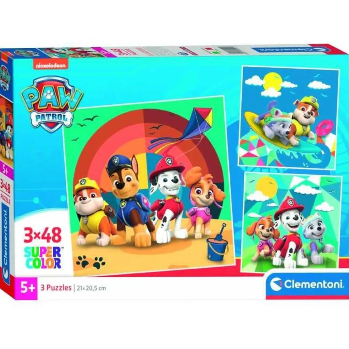 CLEMENTONI Patrulla Canina - Pack puzzles 3x48 piezas* Juegos Y Puzzles