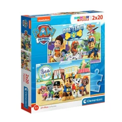 CLEMENTONI Patrulla Canina - Pack puzzles 2x20 piezas