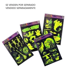 TOYS "R" US Pegatinas de ventana que brillan en la oscuridad (Varios modelos)* Disfraces|Halloween