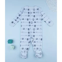 Prenatal Pelele azul estampado de niño* Descanso Y Ropa Interior·Bebé 3-36 Meses