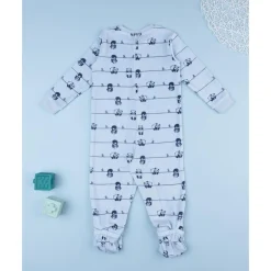 Prenatal Pelele azul estampado de niño* Descanso Y Ropa Interior·Bebé 3-36 Meses