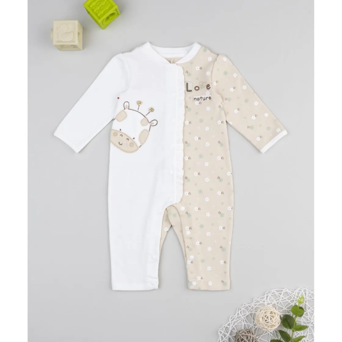 Prenatal Pelele bicolor jirafa