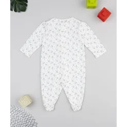 Prenatal Pelele blanco flores