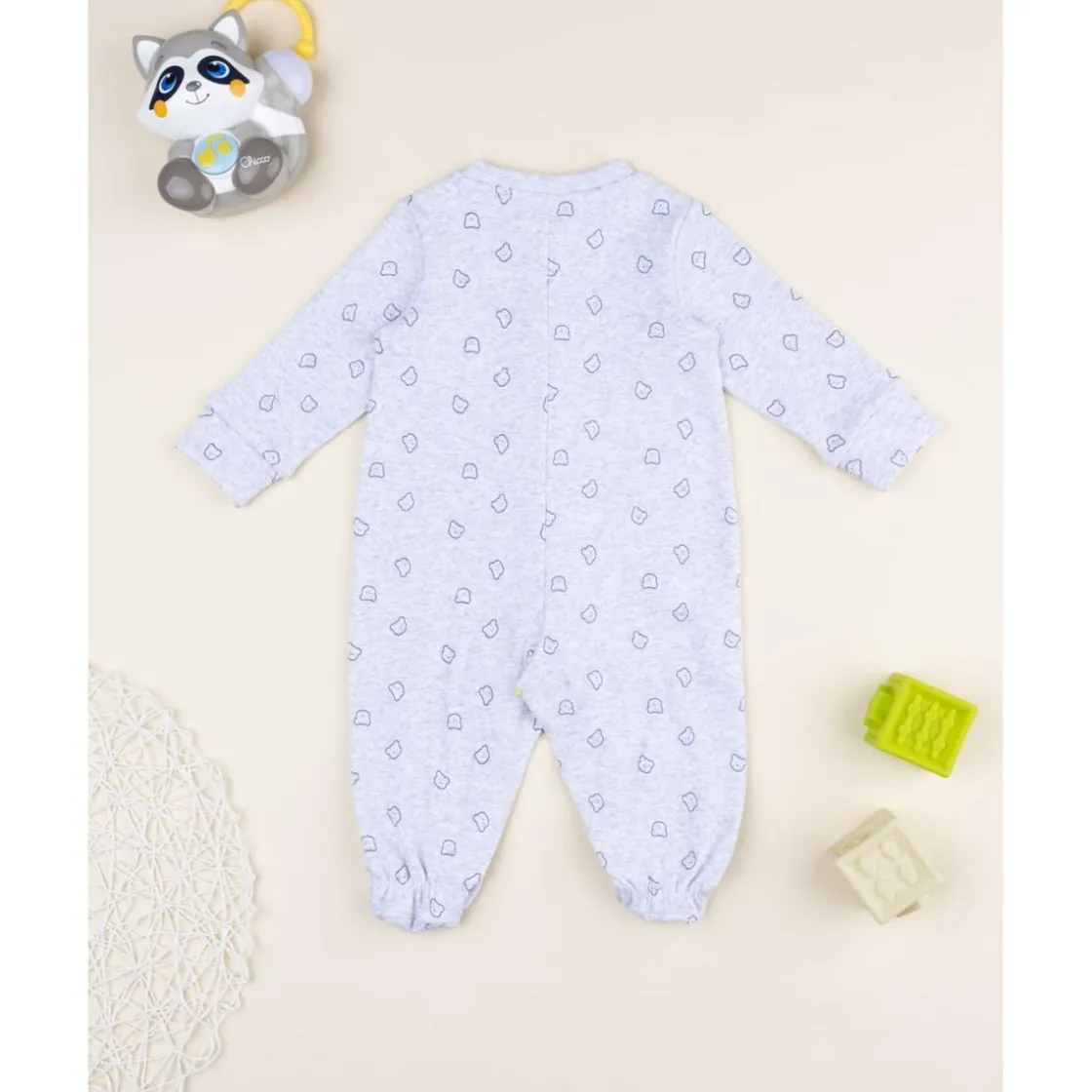 Prenatal Pelele gris ositos* Ropa Y Accesorios·Peleles|Recién Nacido·Ropa Y Accesorios