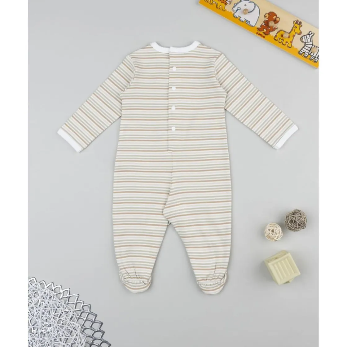 Prenatal Pelele rayas león