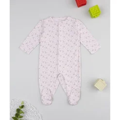 Prenatal Pelele rosa flores