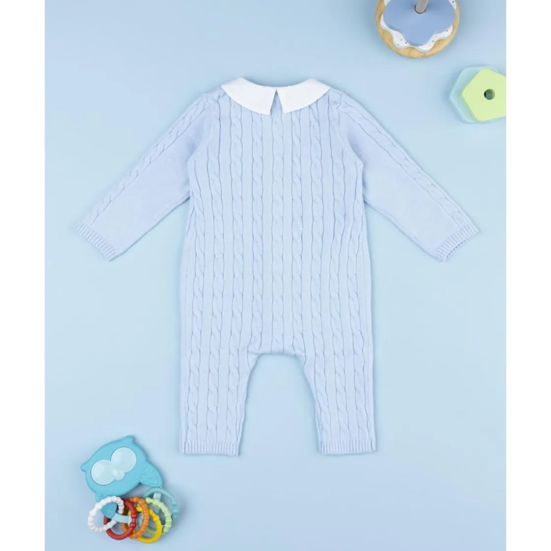 Prenatal Pelele tricot azul de recién nacido* Ropa Y Accesorios·Peleles|Recién Nacido·Ropa Y Accesorios