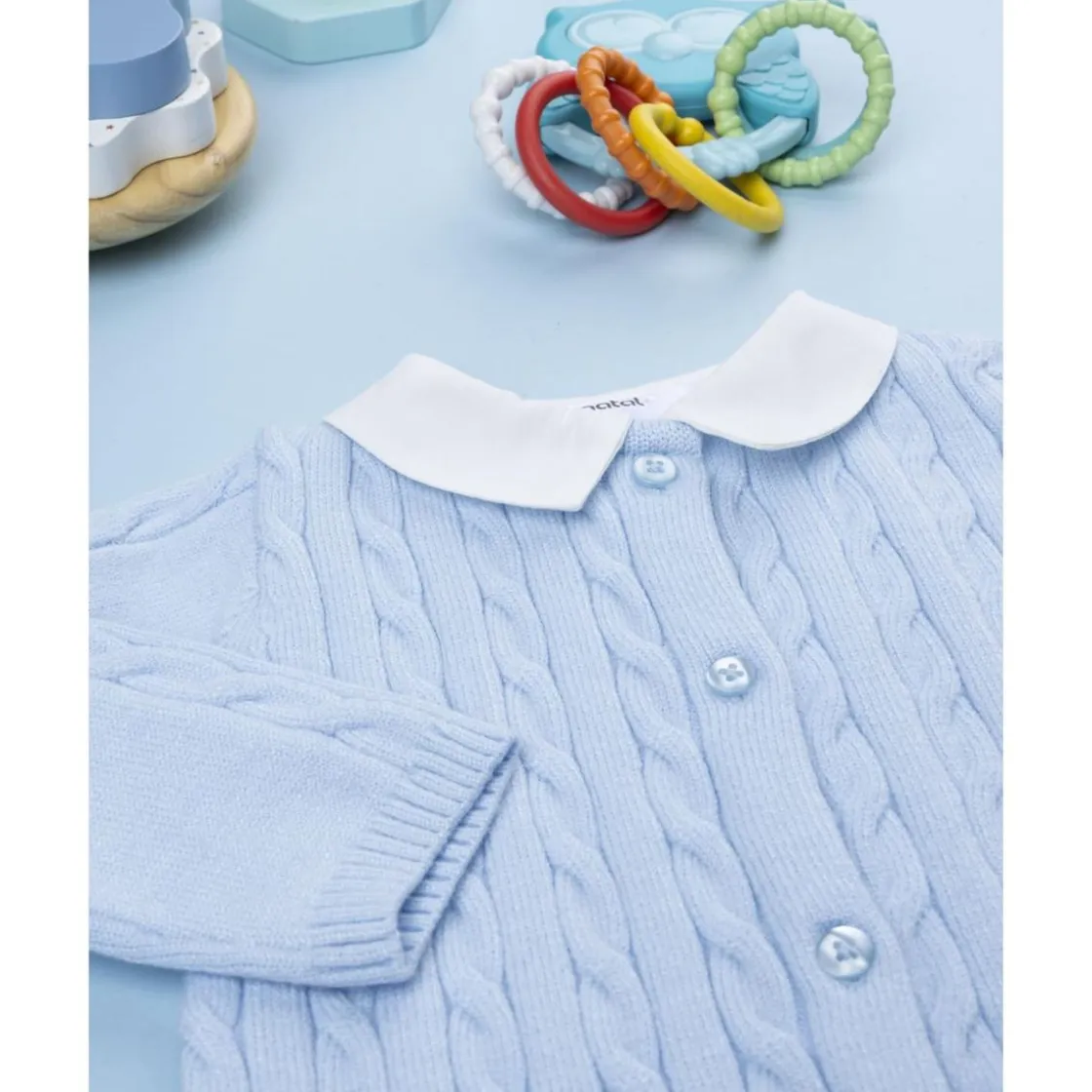 Prenatal Pelele tricot azul de recién nacido* Ropa Y Accesorios·Peleles|Recién Nacido·Ropa Y Accesorios