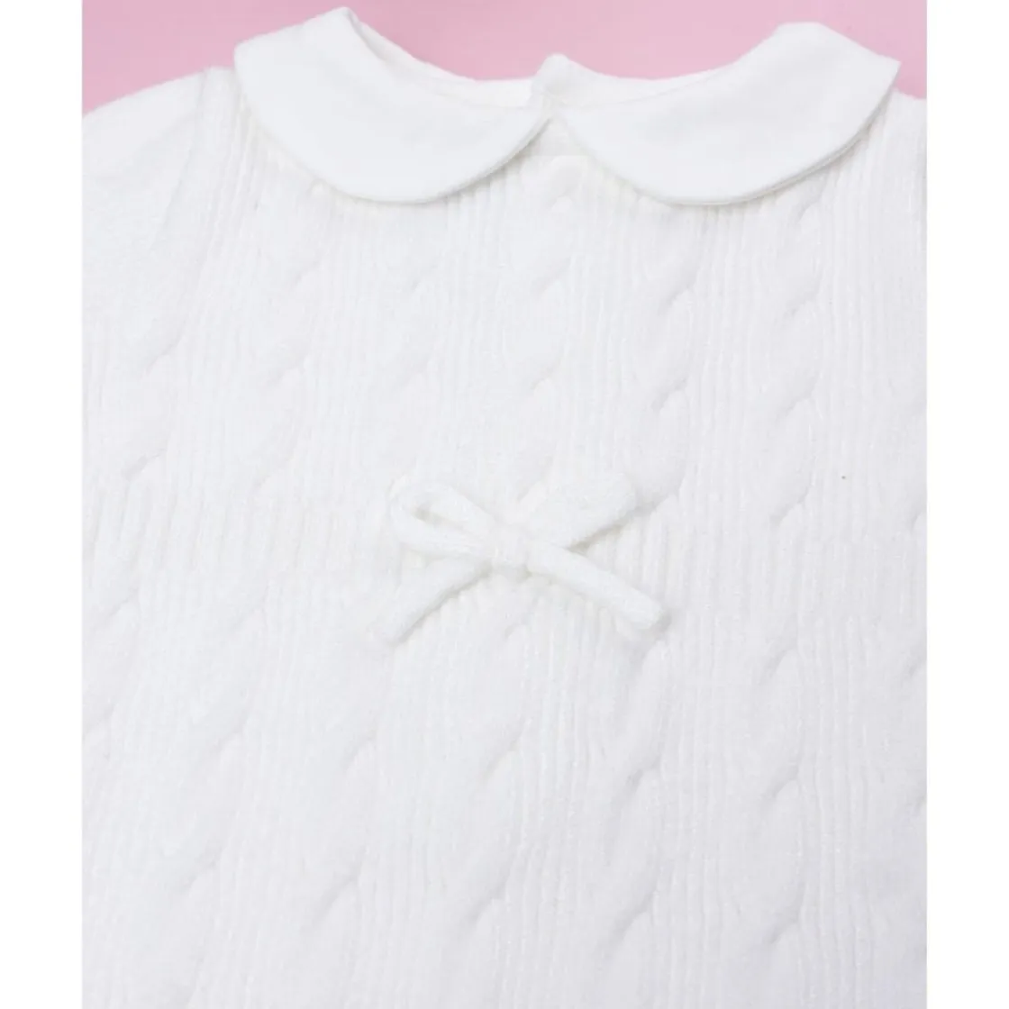Prenatal Pelele tricot blanco de niña con lazo* Ropa Y Accesorios·Peleles|Recién Nacido·Ropa Y Accesorios