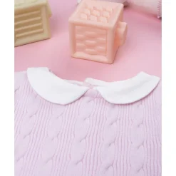 Prenatal Pelele tricot rosa de niña con lazo* Ropa Y Accesorios·Peleles|Recién Nacido·Ropa Y Accesorios