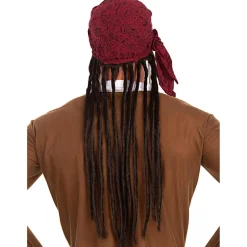 Funidelia Peluca con pañuelo pirata