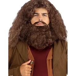 Funidelia Peluca de Hagrid con barba* Halloween|Disfraces
