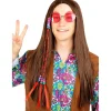 Funidelia Peluca de hippie morena