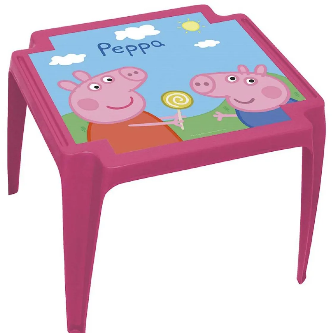 ARDITEX Peppa Pig - Mesa de Plástico* Estilo De Vida