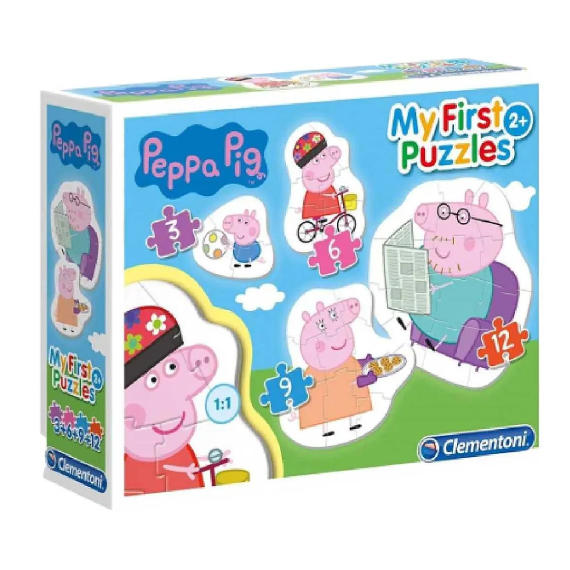 CLEMENTONI Peppa Pig - Puzzle progresivo* Juegos Y Puzzles