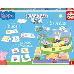 EDUCA Peppa Pig - Superpack Peppa* Juguetes Educativos Y Libros|Juegos Y Puzzles