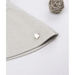 Prenatal Peto con falda niña beige con bordados