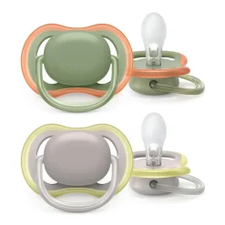 AVENT Philips - 2 chupetes Ultra Air Neutro (6-18m)* Biberones Y Chupetes·Chupetes