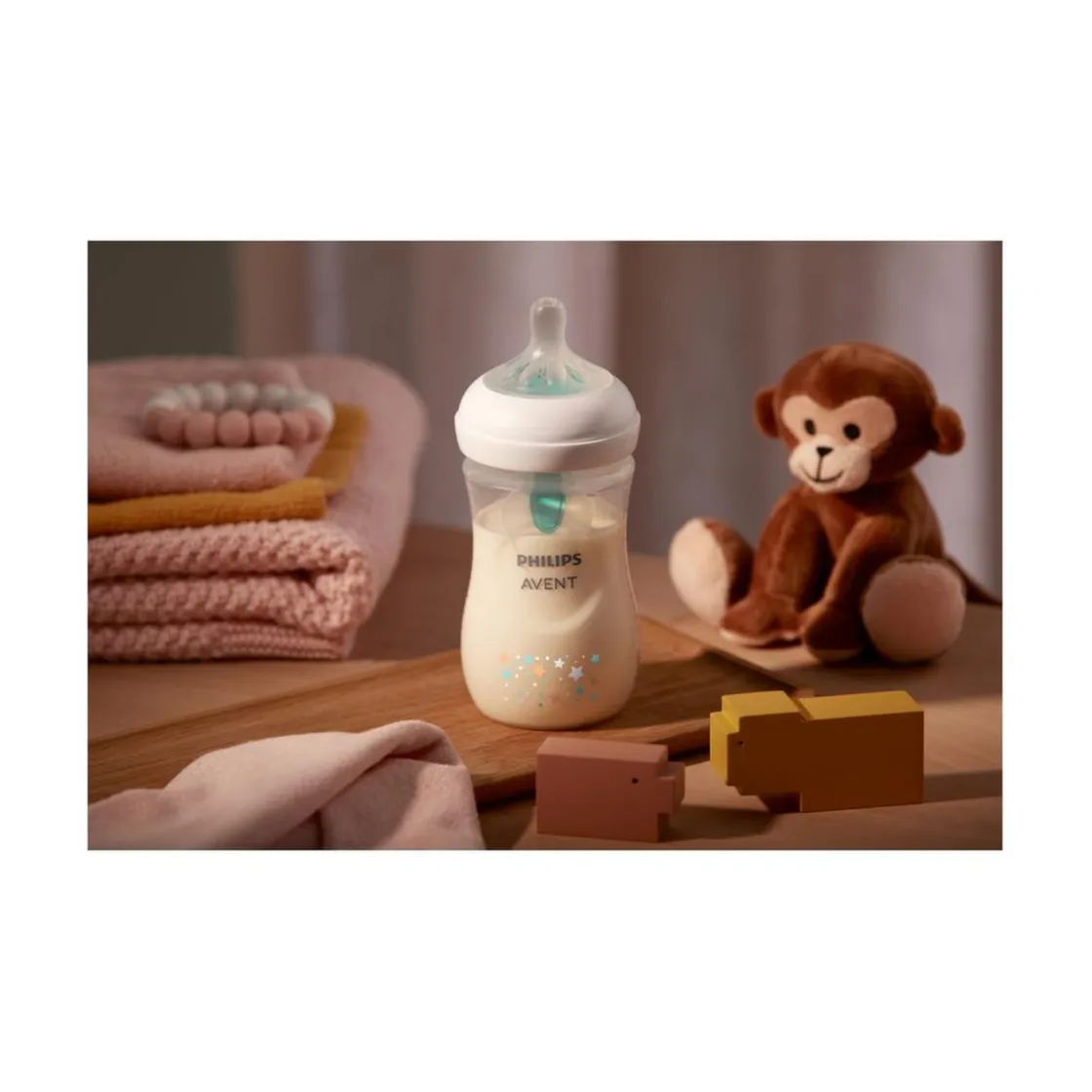 AVENT Philips - Biberón Natural Response Airfree decorado 260 ml (1m+)* Biberones Y Chupetes·Biberones