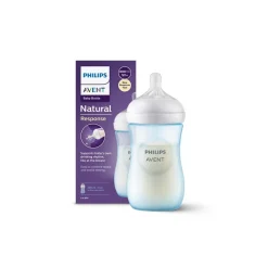 AVENT Philips - Biberón Natural Response azul 260 ml (1m+)