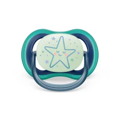 AVENT Philips - Chupetes ultra air night time 6-18 meses decoración estrella/luna* Biberones Y Chupetes·Chupetes