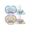 AVENT Philips - Chupetes ultra air 0-6 meses verde/rosa* Biberones Y Chupetes·Chupetes