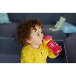 PHILIPS AVENT - Vaso rosa con pajita 300 ml +12 meses* Preparación Comida Y Accesorios·Tazas Y Vasos