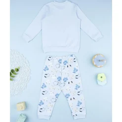 Prenatal Pijama azul de animalitos para niño