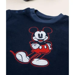 Prenatal Pijama azul y rojo Mickey Mouse para niño* Descanso Y Ropa Interior·Bebé 3-36 Meses