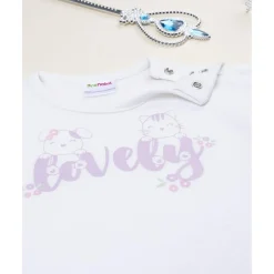 Prenatal Pijama blanco y lila para niña* Descanso Y Ropa Interior·Bebé 3-36 Meses