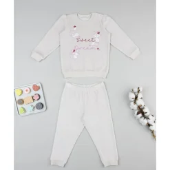 Prenatal Pijama de niña beige con zorros