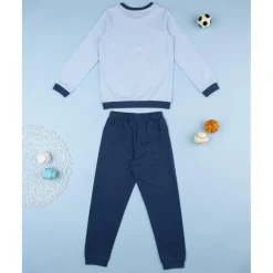 Prenatal Pijama dos piezas niño azul noche soccer