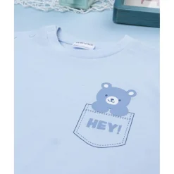 Prenatal Pijama dos piezas niño azul noche ositos