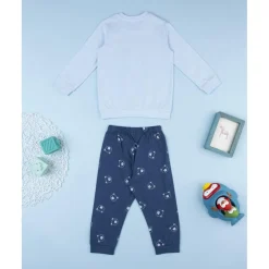 Prenatal Pijama dos piezas niño azul noche ositos