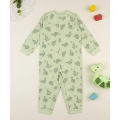 Prenatal Pijama enterizo verde con estampado de dinosaurios para niño* Descanso Y Ropa Interior·Bebé 3-36 Meses