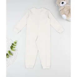 Prenatal Pijama entero niño beige con oso
