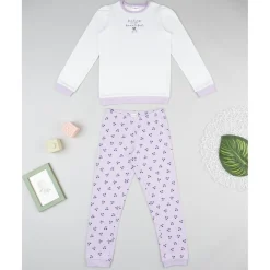 Prenatal Pijama niña blanco y violeta con cerezas* Descanso Y Ropa Interior·Infantil 2-10 Años