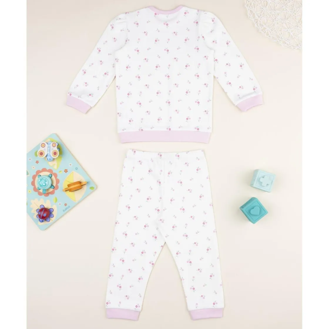 Prenatal Pijama niña flores allover* Descanso Y Ropa Interior·Bebé 3-36 Meses