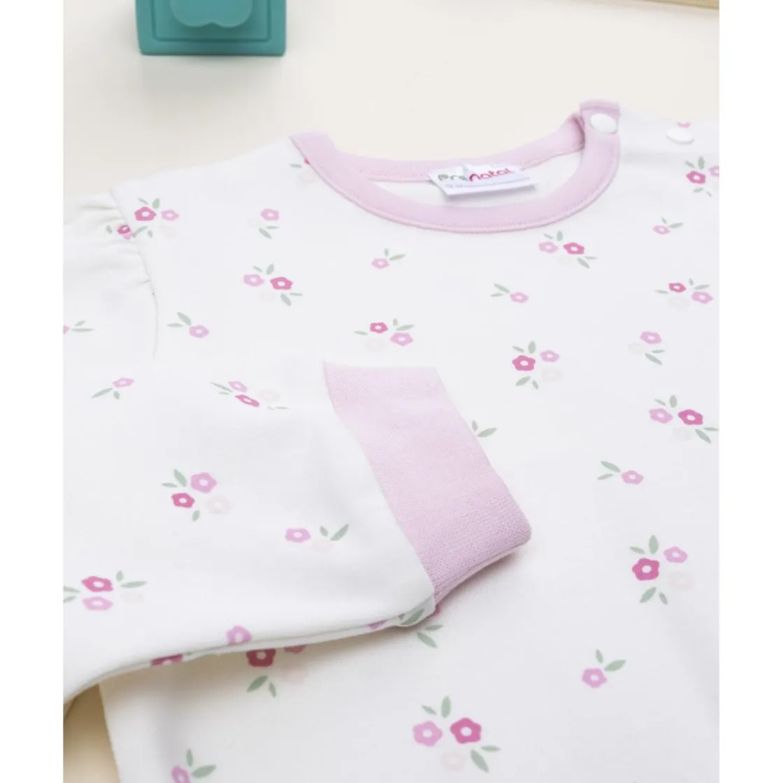 Prenatal Pijama niña flores allover* Descanso Y Ropa Interior·Bebé 3-36 Meses