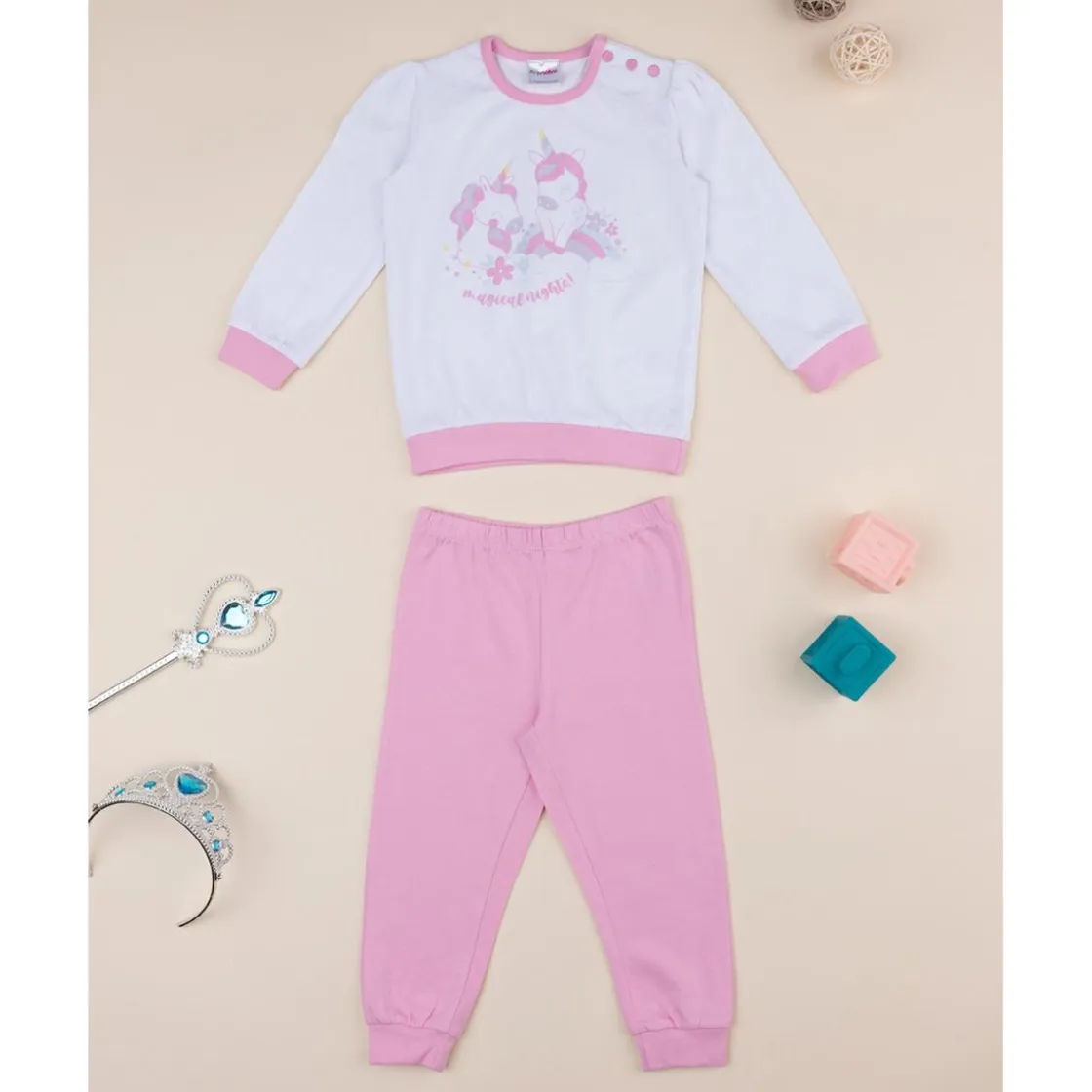 Prenatal Pijama niña rosa unicornios