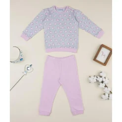 Prenatal Pijama niña rosa y gris con unicornios* Descanso Y Ropa Interior·Bebé 3-36 Meses