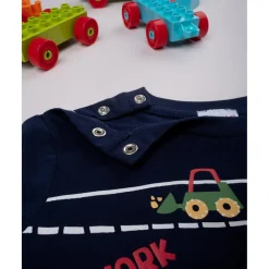 Prenatal Pijama niño azul/rojo coche