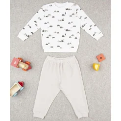 Prenatal Pijama niño beige autos allover* Descanso Y Ropa Interior·Bebé 3-36 Meses