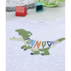 Prenatal Pijama niño gris dinosaurio