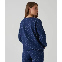 Prenatal Pijama premamá azul con estampado