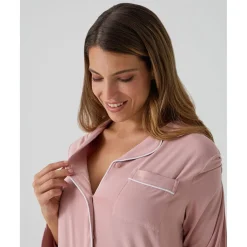 Prenatal Pijama premamá rosa con bolsillo